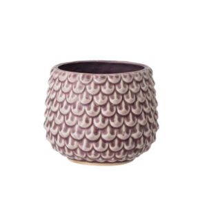 Retro Pflanztopf Nordring Pino für Sukkulenten und Zimmerpflanzen, Keramik, Mauve 9,5 cm Ø