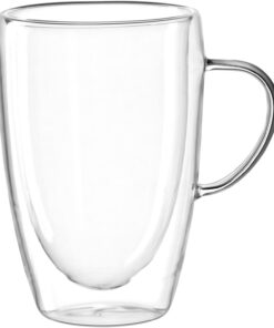 LEONARDO HOME 53063 Doppelwandtasse DUO 400 ml für Hausgenossen im Wohnbereicherdeutliche Funktionerdeutliche Größe