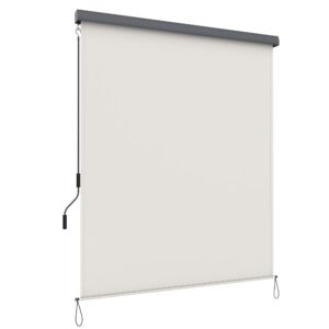 SONGMICS Classic GSA165BE Vertikalmarkise für Balkon, windschutzfähig, sonnenbeg shelter, beige, 1,6 x 2,5 m