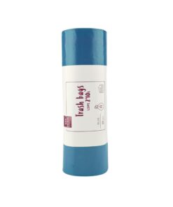 IDEA HOME LDPE Müllsäcke Abfallbeutel 240L Blau für Kehraufsatz | IDEA HOME 10 Stück Blauer LDPE Mülltüten für Abfallso