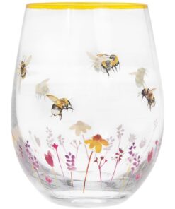 Busy Bees Gin-Cocktailglas ohne Stiel für Cocktail-Liebhaber im Zuhause | Busy Bees Gin-Cocktailglas ohne Stiel zur Per