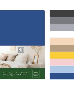 **VelvetHome Topper Spannbettlaken 100% gekämmt Baumwolle für Komfort und Hygiene** | **VelvetHome Topper Spannbettlake