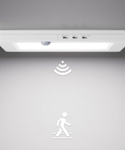 Klighten 2 Stück 20W LED Deckenleuchte mit Bewegungsmelder für Flur & Treppenhaus - Ultraslim Weiß - IP42 - 3000K/4000K/