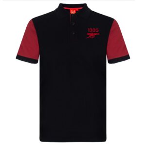 FC Arsenal Herren Polo-Shirtoriginalem Fußball-Wappen - Fußballfans - Spieltage & Freizeit - Luftig &Comfortable - XXL