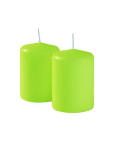 Cereria Di Giorgio Durchmesser 7 cm Höhe 10 cm - Grün Pop - Für Horeca Betreiber, Veranstaltungen und Wohnkultur - 55 St