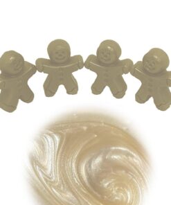 WonderWax Lebkuchenmännchen 4er Set Soja Wachs Melts Raumduft für Duftlampen Aroma Wellnes Kerzen Wärmer