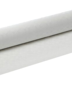 Papstar Tischtuchrolle weiß, Damastprägung, robust, umweltfreundlich, für Gastronomie, Feste oder Haushalt #12542 Paps