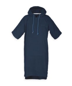 TOM TAILOR Surf Poncho für Damen und Herren L-XL mit Kapuze und Bauchtasche 100% Baumwolle
