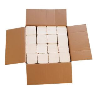 Premium-Papierhandtücher, Falthandtücher, Top-Handtuchpapier für Familie, 2-lagig, Zellstoff, 25 x 21 cm, |200 Blatt