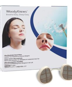 WoodyKnows ultra-atmungsaktive Nasenfilter für saisonale Allergien - Probestck, Rund - jede Grösse-conscious shoppers
