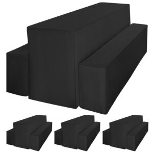 Pesonlook Schwarz 3Pack Bierbankhusse für Freibankette OEKO-TEX Standard 100