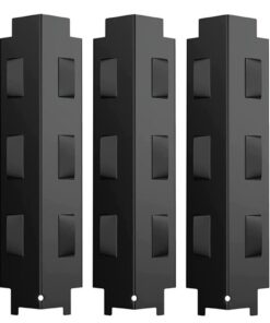 WELL GRILL Porzellanstahl Heizplatte, Flammenblech 3er-Pack für Charbroil, Uniflame, Brennerabdeckung | WELL GRILL Heiz