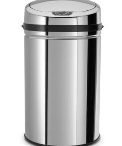 Echtwerk Abfalleimer Sensor Elektrischer Müllbehälter 30 Liter Edelstahl INOX