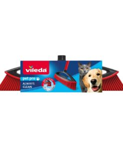 Vileda 159821 Besen Multi Gummi für Haushaltsreinigung, robust, Familienhaushalte, alle Raumesizes, dauerhaft reinigend,