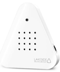 RELAXOUND ORIGINAL Lakesidebox "White" – Moderne Naturgeräusche Box für Entspannung im Waldsee-Atmosphäre – Bewegungsmel