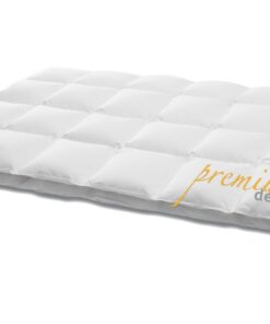Premium de Luxe Daunendecke 135x200 cm - Leicht und allergienfreundlich - Made in Germany - Baumwollkassettendecke OEKO-
