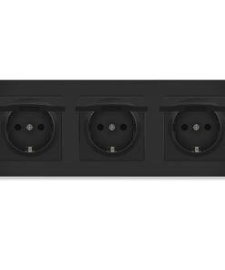 BSEED 3-Fach Steckdose Mit Wasserdichter Abdeckung Für Die Garage, 16Amp, PC Rahmen - 223 mm BSEED 3-Fach Steckdose Mi