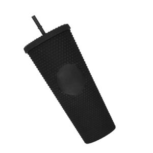 Abonda 24 oz Nietenverzierter Tumbler für Kaffeegeschenke mit auslaufsicherem Deckel und Stroh Vielen Farben Auswahl
