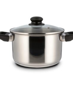 Level One Topf Kochtopf Fleischtopf 20 cm Induktion, 3 Liter Volumen | spülmaschinengeeignet, für alle Herdarten geeigne