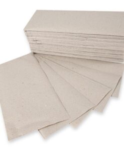 **Papierhandtücher ZZ-Falz, 4000 Blatt, 24 x 21 cm, Hochwertig und prägnant, für Familie und Gastfreundschaft, Grau** |
