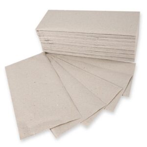 **Papierhandtücher ZZ-Falz, 4000 Blatt, 24 x 21 cm, Hochwertig und prägnant, für Familie und Gastfreundschaft, Grau** |