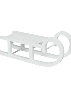 Spetebo Holz Deko Schlitten - 30 cm x 10 cm - Ideal zum Basteln und Dekorieren - Weihnachtsdeko Miniatur Schlitten Adven