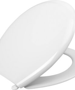 Cornat WC-Sitz Palu Klassisch weiß - Pflegeleicht Thermoplast - Schlichtes Design passt in jedes Badezimmer