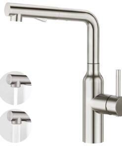 CREA Küchenarmatur mit 2 Wasserstrahlarten für Spülkörbe | CREA Küchenarmatur Einhebelmischer Hochdruck für die Küche |