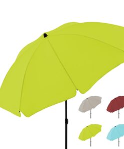 Derby Sonnenschirm UV-Schutz Mittelmast für Garten und Strand | Windstabile Sonnenschirm mittelmast ablegerbar für Balk