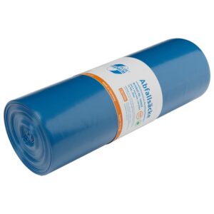 Deiss PREMIUM PLUS Schwerlast Abfallsäcke 120 Liter, robuste Müllsäcke, für Bauschutt, blau, 150 Stück