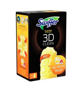 Swiffer Duster Staubwedel 3D Clean Nachfüllpackungen - 360°-Fasern, 30 Stück, Bessere Reinigung als Standard-Staubwedel