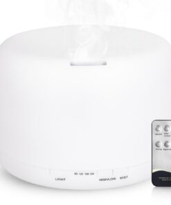 Aroma Diffuser 1000ML Ultraschall Luftbefeuchter - Duftöle für Zuhause und Büro - Weiß Aroma Diffuser 1000ML Ultrascha