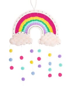 Moses Bastelspaß Regenbogen Weben, umfangreiches Webset für Anfänger und Kinder ab 8 Jahre, bunte Schritt-für-Schritt An