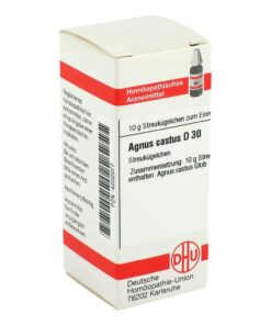 AGNUS CASTUS D 30 Globuli 10 g - Pädeiallel - Vor-Menstrual Stress Syndrome - 100% Natürliche Pflanzenzusammensetzung -
