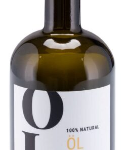 Lifestyle Lover Antikgrünes Olivenöl Apothekerflasche Glas mit Edelstahl Ausgießer 500ml