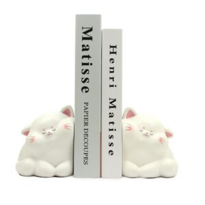 Suerhatcon Niedliche Katze Buchstützen rutschfeste Buch Holder für Zuhause und Büro