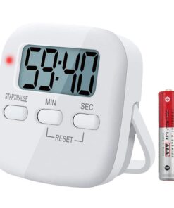 Magnetischer Digitaler Küchentimer LCD mit Lautem Signal - Countdown Count Up für Küche Backen Kochen