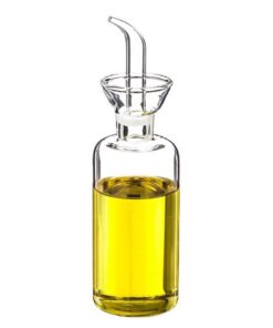 DAMDAM GO Ölflasche aus Glas, tropfsicher, 250 ml, perfekt für Outdoor-Activities