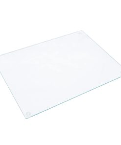 Gehärtetes Glas Schneidebrett extra groß 30,5 x 40,6 cm kratzfest hitzebeständig bruchsicher