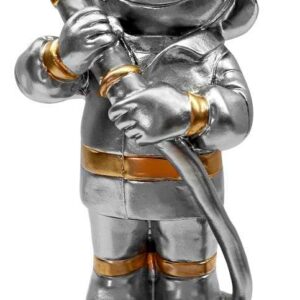 Feuerwehr-Kinder-Pokal eberin Resinfigur Silber Gold Wunschtext 12,5 cm