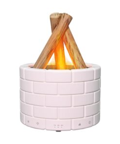 Flame Aroma Diffuser für Ätherische Öle 280ml, Touch-Steuerung und Timersetting für Schlafzimmer Yoga Büro