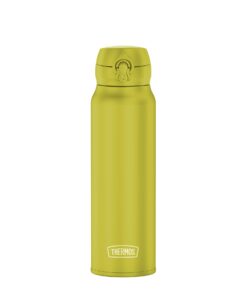 THERMOS ULTRALIGHT BOTTLE 0,75l | Glowing Green Mat | Edelstahl-Thermosflasche 10 heißen / 20 Std. kalt | Absolut Dicht