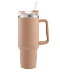 Doppelwandiger Edelstahl Vakuum Isolierbecher 40oz Für Kalte Heiße Getränke Grippelang ReiseAutobecher (Curry) Doppelw