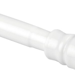 Bestlivings Klemmstange (Weiß) für leichte Gardinen - ideal für Zuhause und Büro - flexible Länge 40-60 cm ohne Bohren u