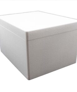 Styrofoambox - Isolierfaste Thermobox - 21,0 Liter - 44 x 34 x 26 cm - Dicke Wand 3 cm - Frischhaltebox