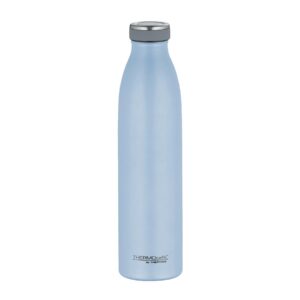 THERMOcafé by THERMOS TC BOTTLE pastell blau matt 0,75l, edelstahl Isolierflasche kohlensäurefest, 12h heiß 24h kalt, Au