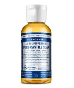 Dr. Bronner's Pfefferminze Flüssigseife 59 ml EWG Verified Fair for Life