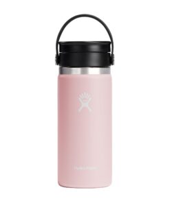 HYDRO FLASK Reise-Thermos - Vakuumisolierter Edelstahl-Thermos für Kaffee - 473ml (16oz) Trillium Flex-Trinkdeckel