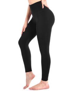Sanpetix Hohe Taille weiche Leggings Damen für Fitnessstudio mit Dehnbarkeit und Stretch Funktion in verschiedenen Größe