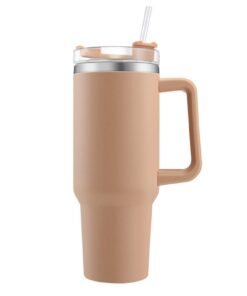 Onezebra Doppelwandiger Edelstahl Vakuum Isolierbecher Für Heiße Getränke 40oz Tumbler Autobecher Curryspecial